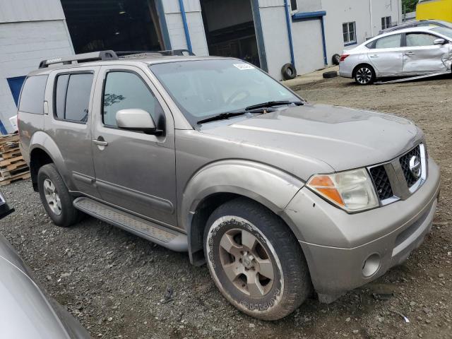 5N1AR18W55C785481 - 2005 NISSAN PATHFINDER LE 棕色 照片 4