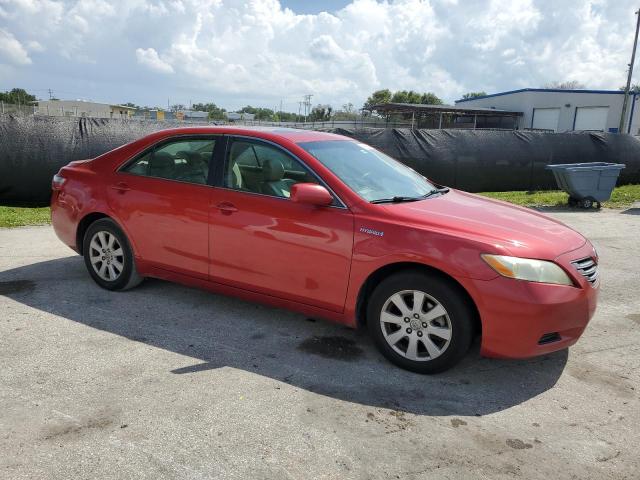 4T1BB46K89U068356 - 2009 TOYOTA CAMRY HYBRID RED photo 4