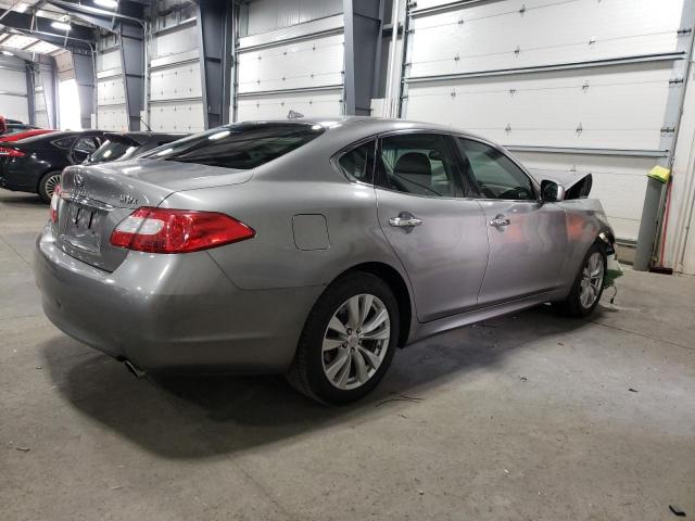 JN1BY1AR3BM371740 - 2011 INFINITI M37 X SILVER photo 3