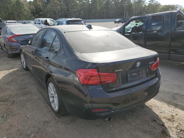 WBA8E5G58HNU41275 - 2017 BMW 320 XI BLACK photo 3