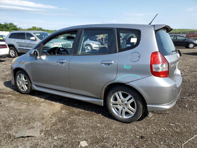 JHMGD37647S056583 - 2007 HONDA FIT S ნაცრისფერი ფოტო 2