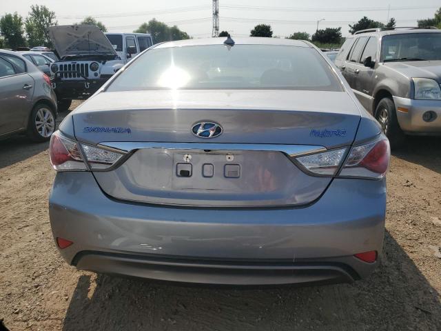 KMHEC4A47FA135173 - 2015 HYUNDAI SONATA HYBRID SILVER photo 6