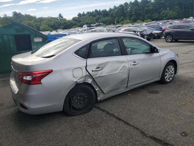 3N1AB7AP7KY207175 - 2019 NISSAN SENTRA S ვერცხლისფერი ფოტო 3