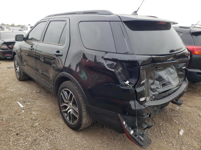 1FM5K8GTXJGA96416 - 2018 FORD EXPLORER SPORT BLACK photo 2