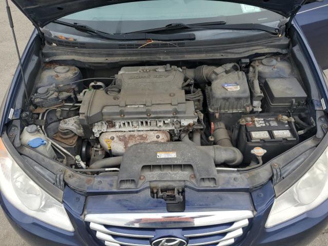 KMHDU4AD4AU153520 - 2010 HYUNDAI ELANTRA BLUE BLUE photo 11