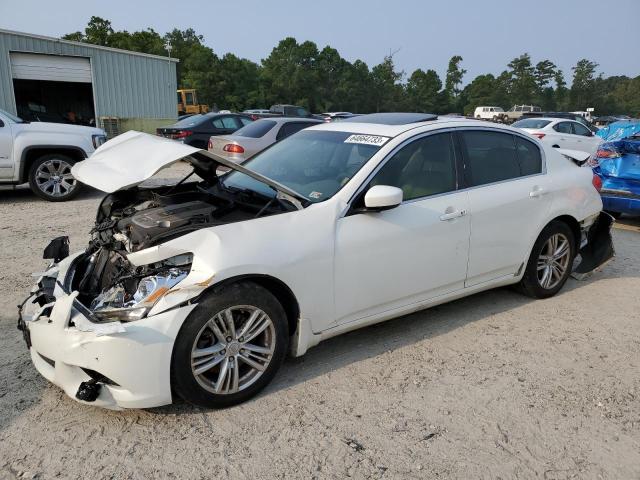 JN1CV6AR4AM254757 - 2010 INFINITI G37 WHITE photo 1