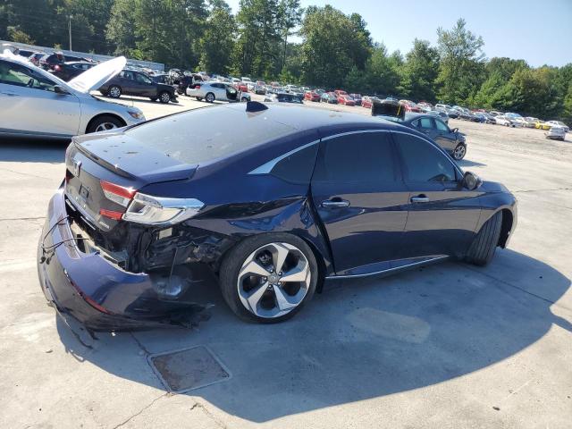 1HGCV1F91JA050493 - 2018 HONDA ACCORD TOURING ლურჯი ფოტო 3