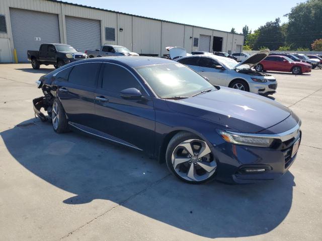 1HGCV1F91JA050493 - 2018 HONDA ACCORD TOURING ლურჯი ფოტო 4