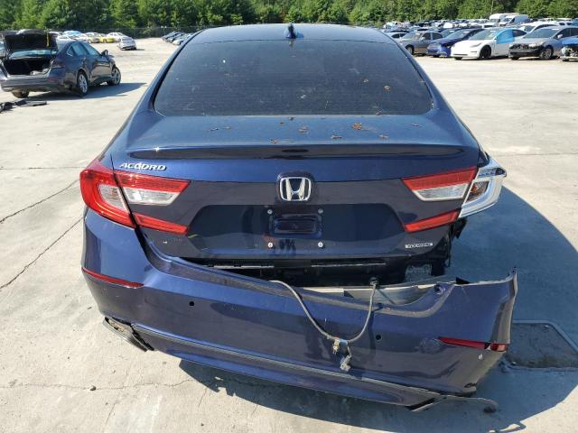 1HGCV1F91JA050493 - 2018 HONDA ACCORD TOURING ლურჯი ფოტო 6