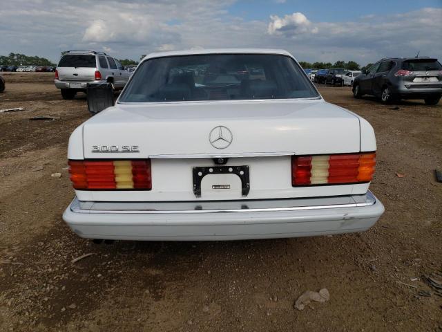 WDBCA24D7MA573088 - 1991 MERCEDES-BENZ 300 SE WHITE photo 6