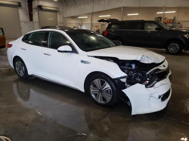 KNAGU4LE8J5022654 - 2018 KIA OPTIMA HYBRID WHITE photo 4