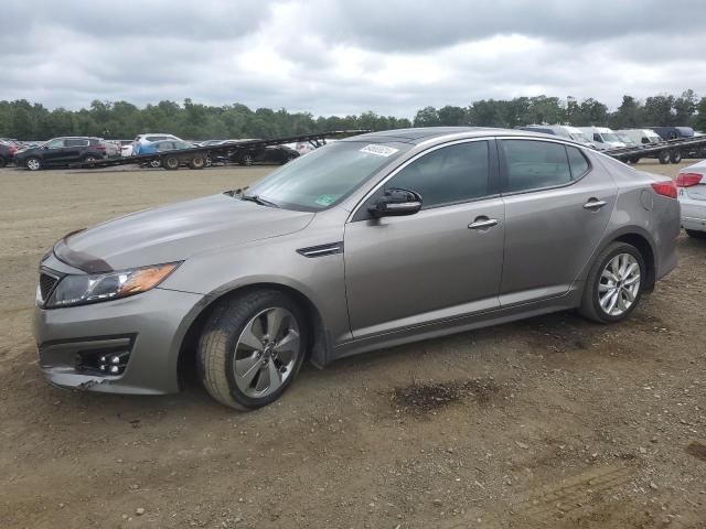 5XXGN4A72FG422510 - 2015 KIA OPTIMA EX GRAY photo 1