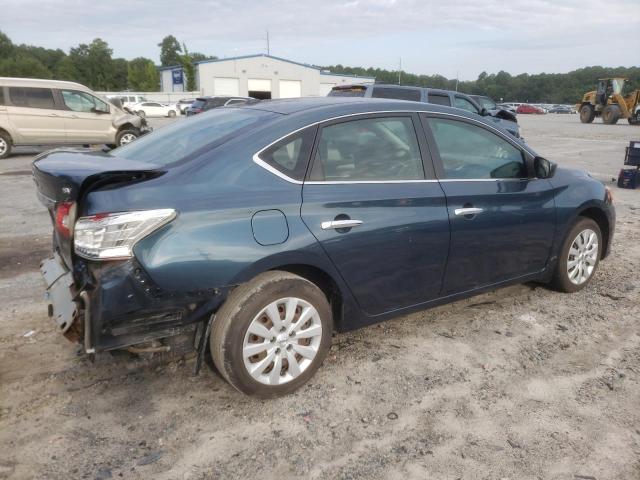 3N1AB7AP1FY279866 - 2015 NISSAN SENTRA S BLUE photo 3