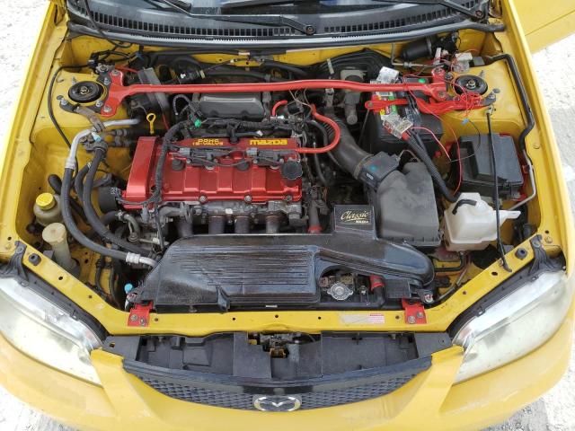 JM1BJ245331137309 - 2003 MAZDA PROTEGE PR5 黄色 照片 11