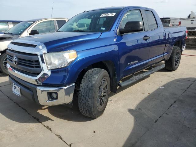 5TFRM5F18FX092872 - 2015 TOYOTA TUNDRA DOUBLE CAB SR/SR5 BLUE photo 1