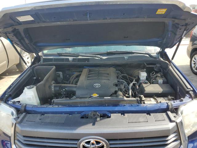 5TFRM5F18FX092872 - 2015 TOYOTA TUNDRA DOUBLE CAB SR/SR5 BLUE photo 11