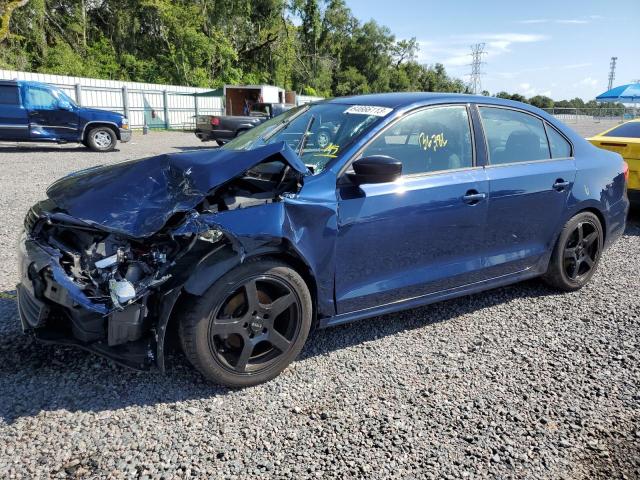 3VW2K7AJ0EM257986 - 2014 VOLKSWAGEN JETTA BASE 蓝色 照片 1