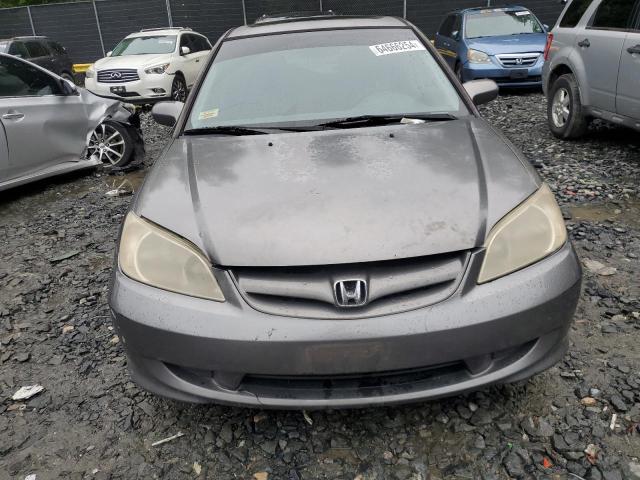 2HGES26764H572936 - 2004 HONDA CIVIC EX BEIGE photo 5