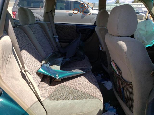 JF1SF6558YH715223 - 2000 SUBARU FORESTER S GREEN photo 10