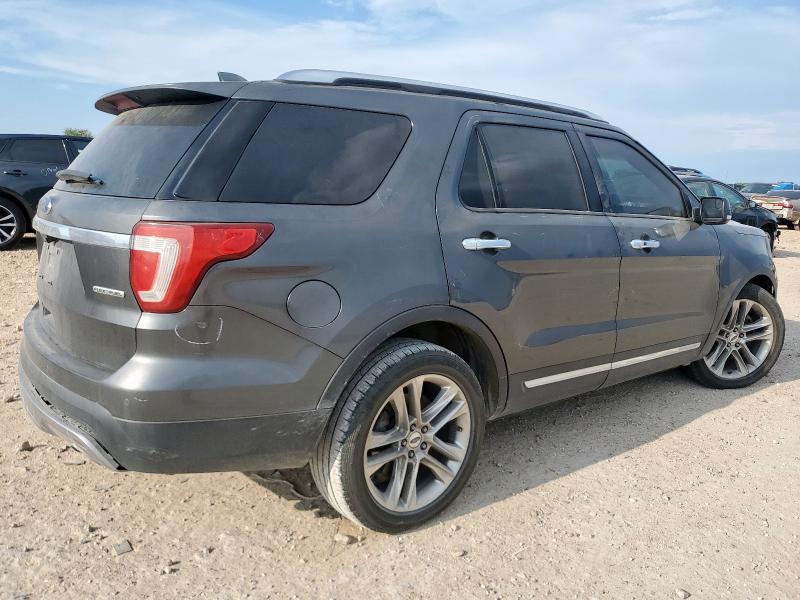 1FM5K7F86GGA24791 - 2016 FORD EXPLORER LIMITED ნაცრისფერი ფოტო 3