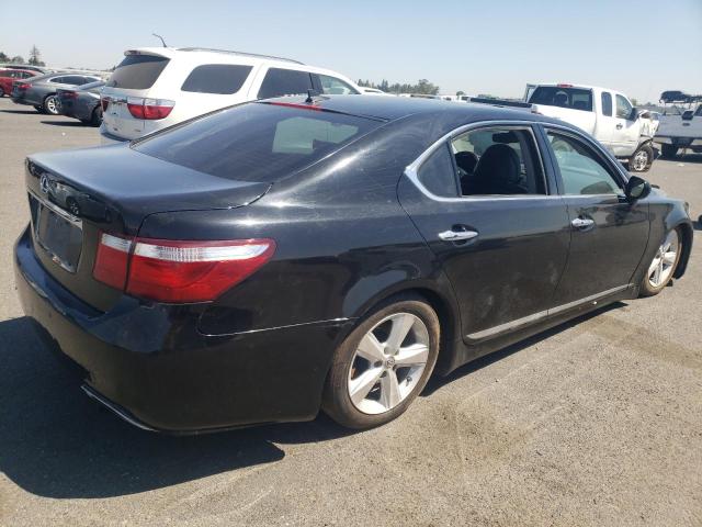 JTHGL46F185028816 - 2008 LEXUS LS 460L BLACK photo 3