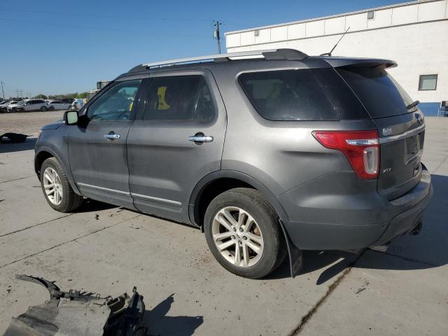 1FM5K8D80FGC42958 - 2015 FORD EXPLORER XLT GRAY photo 2