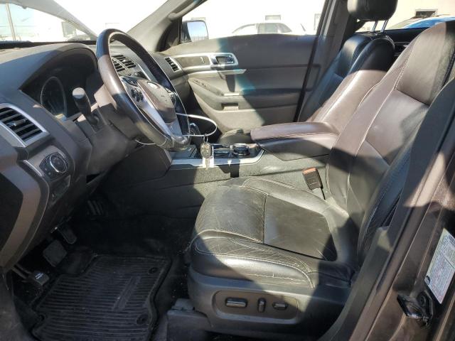1FM5K8D80FGC42958 - 2015 FORD EXPLORER XLT GRAY photo 7
