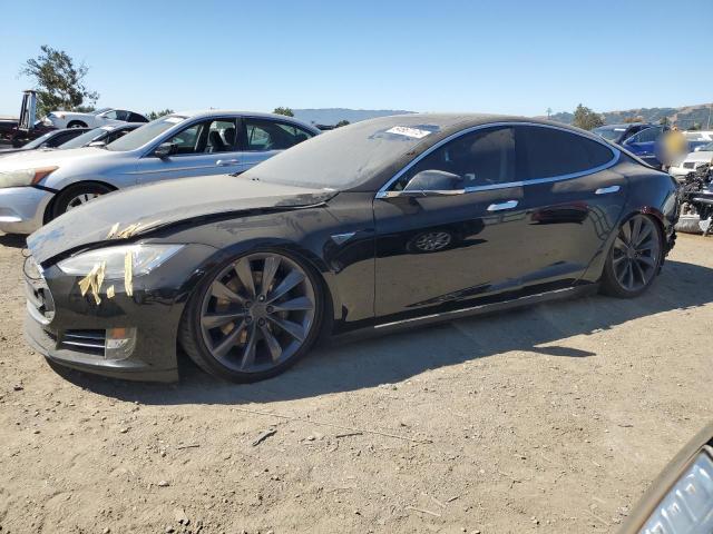 5YJSA1CN0DFP22434 - 2013 TESLA MODEL S შავი ფოტო 1