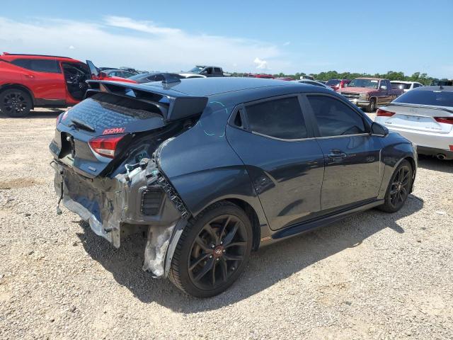 KMHTH6AB4KU019019 - 2019 HYUNDAI VELOSTER TURBO GRAY photo 3