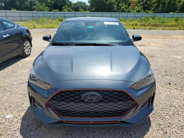 KMHTH6AB4KU019019 - 2019 HYUNDAI VELOSTER TURBO GRAY photo 5