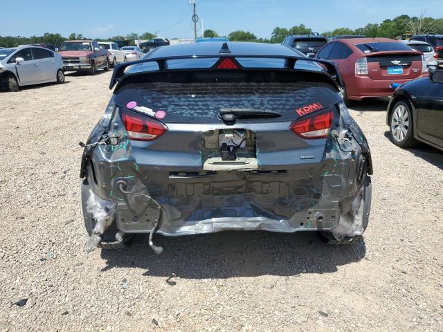 KMHTH6AB4KU019019 - 2019 HYUNDAI VELOSTER TURBO GRAY photo 6
