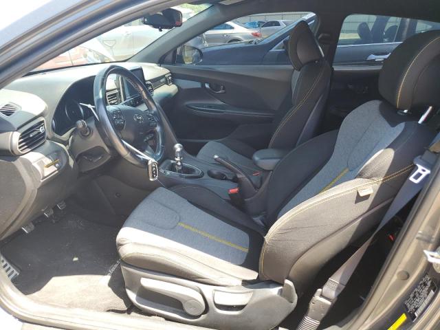 KMHTH6AB4KU019019 - 2019 HYUNDAI VELOSTER TURBO GRAY photo 7