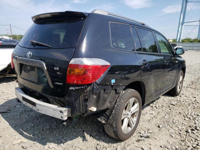 JTEES43A882107580 - 2008 TOYOTA HIGHLANDER SPORT BLACK photo 3