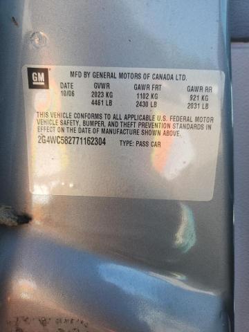 2G4WC582771162304 - 2007 BUICK LACROSSE CX Gümüş fotoğraf 12
