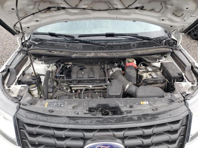 1FM5K8AR5GGC26110 - 2016 FORD EXPLORER POLICE INTERCEPTOR WHITE photo 12