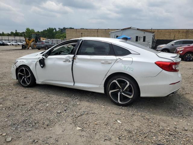 1HGCV3F21NA043872 - 2022 HONDA ACCORD HYBRID SPORT WHITE photo 2