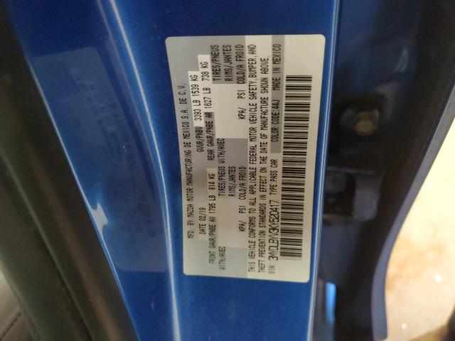 3MYDLBYV3KY520417 - 2019 TOYOTA YARIS L 蓝色 照片 12