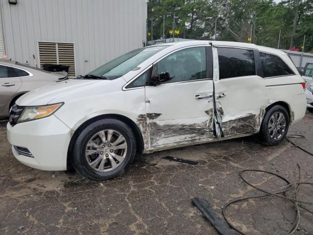 5FNRL5H63EB072534 - 2014 HONDA ODYSSEY EXL WHITE photo 1