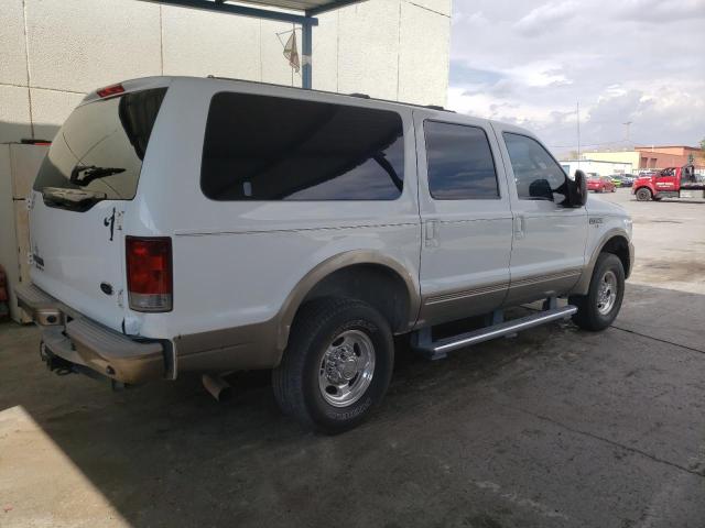 1FMSU45P05EA23049 - 2005 FORD EXCURSION EDDIE BAUER WHITE photo 3