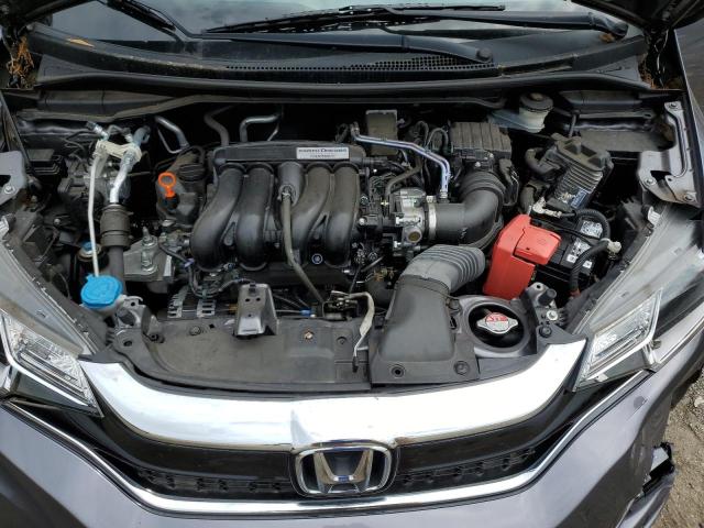 3HGGK5H40KM750464 - 2019 HONDA FIT LX GRAY photo 11