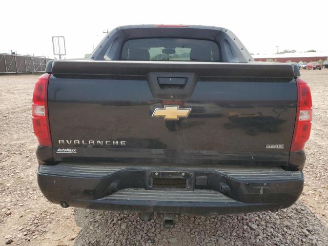 3GNFK22059G288837 - 2009 CHEVROLET AVALANCHE K1500 LT BLACK photo 6