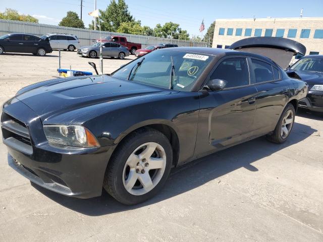 2C3CDXAT5DH522115 - 2013 DODGE CHARGER POLICE BLACK photo 1