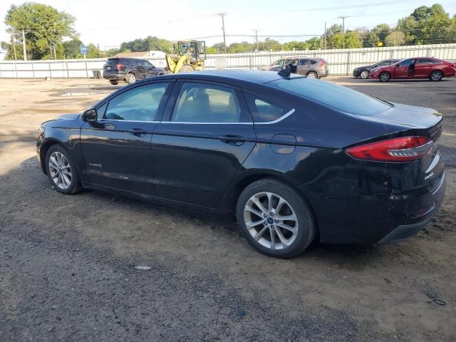 3FA6P0LU0KR272254 - 2019 FORD FUSION SE BLACK photo 2