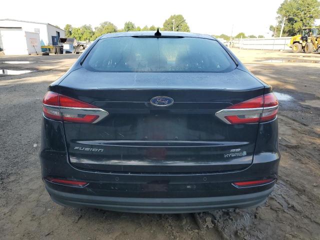 3FA6P0LU0KR272254 - 2019 FORD FUSION SE BLACK photo 6