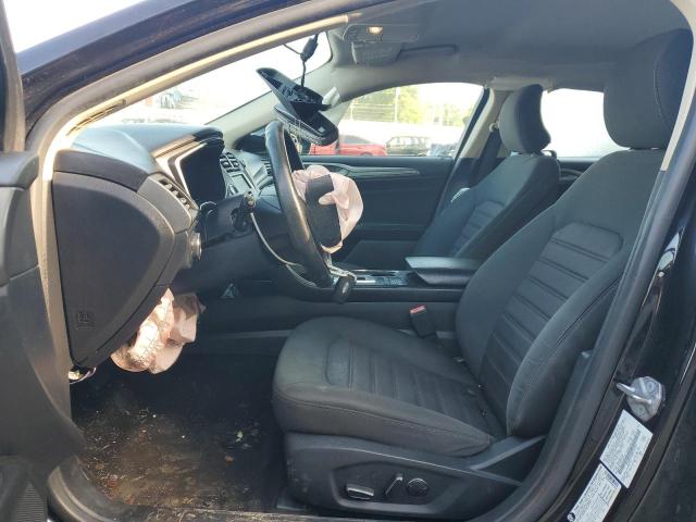 3FA6P0LU0KR272254 - 2019 FORD FUSION SE BLACK photo 7