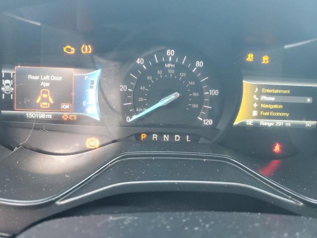 3FA6P0LU0KR272254 - 2019 FORD FUSION SE BLACK photo 9