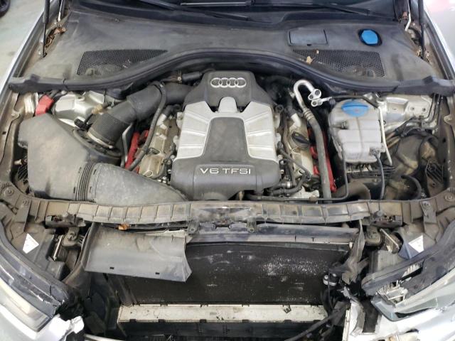 WAUHGAFC9EN128878 - 2014 AUDI A6 PRESTIGE ვერცხლისფერი ფოტო 11