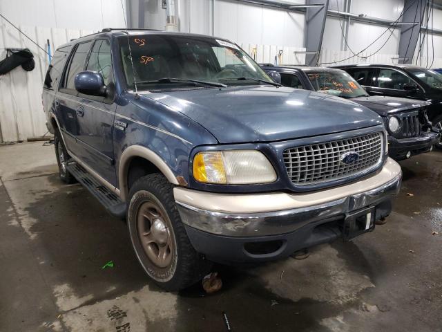 1FMPU18L0XLA93369 - 1999 FORD EXPEDITION BLUE photo 1