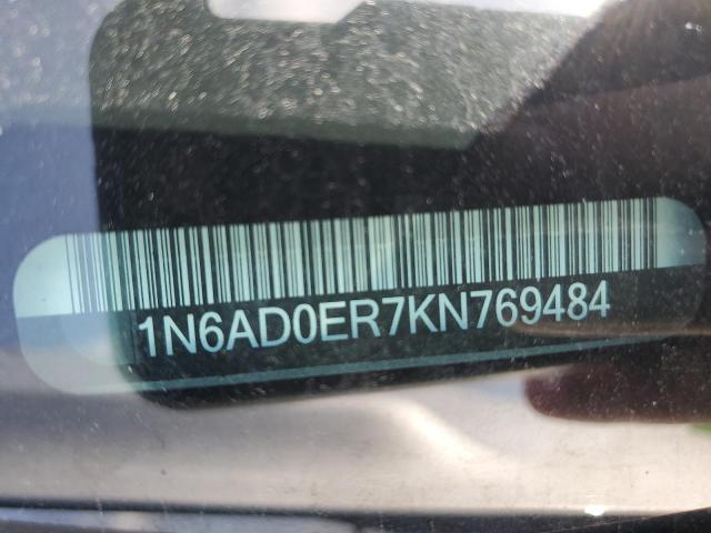 1N6AD0ER7KN769484 - 2019 NISSAN FRONTIER S SILVER photo 13