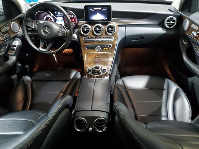 55SWF4KB5HU181784 - 2017 MERCEDES-BENZ C 300 4MATIC SILVER photo 8